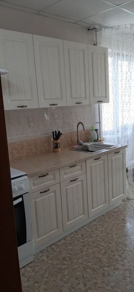 Кухня модульная Луксор серый-кремовый в Кудымкаре - kudymkar.ok-mebel.com | фото 5