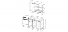 Кухонный гарнитур Белый Глянец 1200 (Стол. 26мм) в Кудымкаре - kudymkar.ok-mebel.com | фото 2