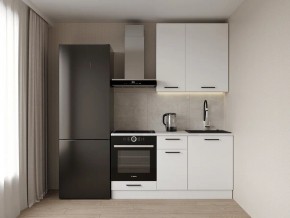 Кухонный гарнитур Белый Глянец 1600 h950 (Стол. 26мм) в Кудымкаре - kudymkar.ok-mebel.com | фото