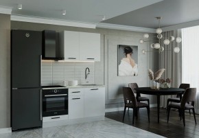 Кухонный гарнитур Белый Глянец 1600 (Стол. 26мм) в Кудымкаре - kudymkar.ok-mebel.com | фото