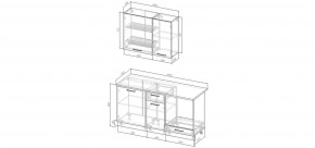 Кухонный гарнитур Белый Глянец 1600 (Стол. 38мм) в Кудымкаре - kudymkar.ok-mebel.com | фото 2