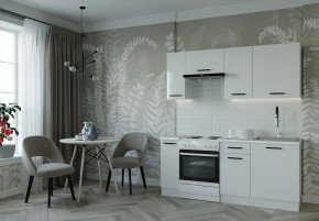 Кухонный гарнитур Белый Глянец 1800 (Стол. 26мм) в Кудымкаре - kudymkar.ok-mebel.com | фото