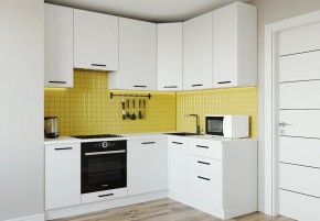 Кухонный гарнитур Белый Глянец 2200*1600 h950 (Стол. 26мм) в Кудымкаре - kudymkar.ok-mebel.com | фото