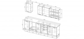 Кухонный гарнитур Белый Глянец 2800 (Стол. 38мм) в Кудымкаре - kudymkar.ok-mebel.com | фото 2