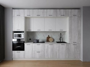 Кухонный гарнитур Бланка 3400 (Стол. 38мм) в Кудымкаре - kudymkar.ok-mebel.com | фото
