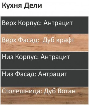 Кухонный гарнитур Дели 1800 (Стол. 26мм) в Кудымкаре - kudymkar.ok-mebel.com | фото 3