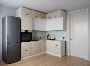 Кухонный гарнитур Демо 2200*1700 (Стол. 38мм) в Кудымкаре - kudymkar.ok-mebel.com | фото
