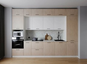 Кухонный гарнитур Демо 3400 (Стол. 38мм) в Кудымкаре - kudymkar.ok-mebel.com | фото