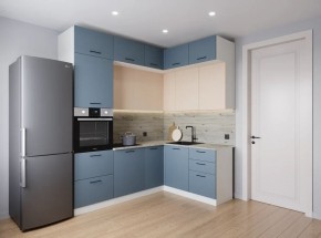 Кухонный гарнитур Фьюжн 2200*1700 (Стол. 26мм) в Кудымкаре - kudymkar.ok-mebel.com | фото