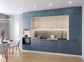 Кухонный гарнитур Фьюжн 3400 (Стол. 38мм) в Кудымкаре - kudymkar.ok-mebel.com | фото