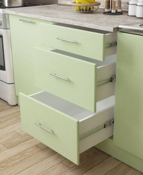 Кухонный гарнитур Флоренс Грин (1800) в Кудымкаре - kudymkar.ok-mebel.com | фото 2