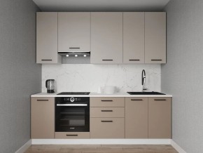 Кухонный гарнитур Каппучино 2400 h950 (Стол. 38мм) в Кудымкаре - kudymkar.ok-mebel.com | фото