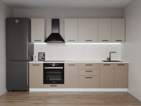 Кухонный гарнитур Каппучино 2800 (Стол. 26мм) в Кудымкаре - kudymkar.ok-mebel.com | фото