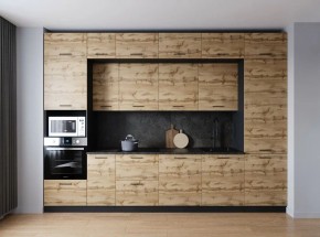 Кухонный гарнитур Крафт 3400 (Стол. 26мм) в Кудымкаре - kudymkar.ok-mebel.com | фото