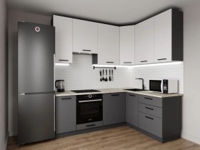 Кухонный гарнитур Меренга 2200*1600 h950 (Стол. 26мм) в Кудымкаре - kudymkar.ok-mebel.com | фото