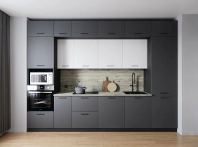 Кухонный гарнитур Меренга 3400 (Стол. 26мм) в Кудымкаре - kudymkar.ok-mebel.com | фото