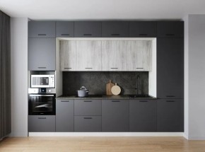 Кухонный гарнитур Санторини 3400 (Стол. 26мм) в Кудымкаре - kudymkar.ok-mebel.com | фото