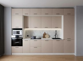 Кухонный гарнитур Шампань 3400 (Стол. 38мм) в Кудымкаре - kudymkar.ok-mebel.com | фото