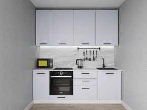 Кухонный гарнитур Смоки 2200 h950 (Стол. 38 мм) в Кудымкаре - kudymkar.ok-mebel.com | фото