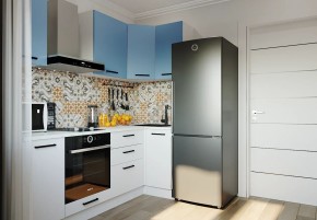 Кухонный гарнитур угловой Капри 2200х1000 (Стол. 38мм) в Кудымкаре - kudymkar.ok-mebel.com | фото
