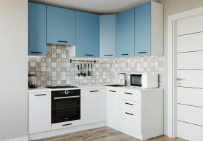 Кухонный гарнитур угловой Капри 2200х1600 h950 (Стол. 26мм) в Кудымкаре - kudymkar.ok-mebel.com | фото