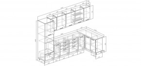 Кухонный гарнитур угловой Капри 3200х1400 (Стол. 38мм) в Кудымкаре - kudymkar.ok-mebel.com | фото 2