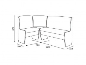 Кухонный уголок «Барон 2» (1100х1600) в Кудымкаре - kudymkar.ok-mebel.com | фото 3