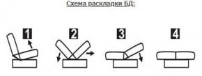 ЛАУРА ЛЮКС Диван Лаура Люкс БД+2подушки в Кудымкаре - kudymkar.ok-mebel.com | фото 7