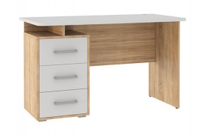 ЛАЙТ 2 Стол компьютерный (1200)  дуб сонома/белый в Кудымкаре - kudymkar.ok-mebel.com | фото