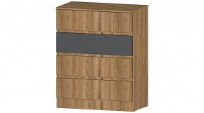 ЛЕНОРА Комод 4 ящика (графит) в Кудымкаре - kudymkar.ok-mebel.com | фото