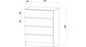 ЛЕНОРА Спальный гарнитур (модульный) графит в Кудымкаре - kudymkar.ok-mebel.com | фото 3
