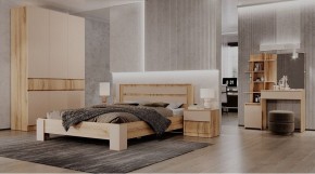 ЛЕНОРА Спальный гарнитур (модульный) кашемир в Кудымкаре - kudymkar.ok-mebel.com | фото