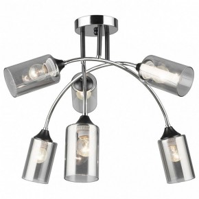 Люстра на штанге Imex MD.2195 MD.2195-6-S-BK+CH в Кудымкаре - kudymkar.ok-mebel.com | фото