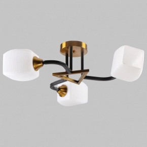 Люстра на штанге Imex MD.52009 MD.52009-3-S-BK+GAB в Кудымкаре - kudymkar.ok-mebel.com | фото