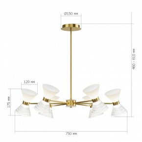 Люстра на штанге ST-Luce SPIRIT SL2004.303.12 в Кудымкаре - kudymkar.ok-mebel.com | фото 2