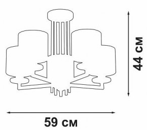 Люстра на штанге Vitaluce V3069 V3069-8/5PL в Кудымкаре - kudymkar.ok-mebel.com | фото 3