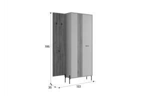 МЕБЕЛЬСОН К8 Прихожая в Кудымкаре - kudymkar.ok-mebel.com | фото 2