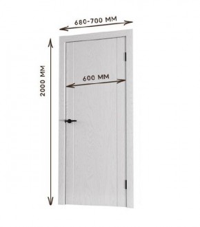 Межкомнатная дверь Bolivar Роялвуд белый (комплект) 600 в Кудымкаре - kudymkar.ok-mebel.com | фото