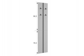 МЕРСИ Прихожая (модульная) графит в Кудымкаре - kudymkar.ok-mebel.com | фото 3