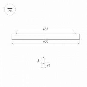 Модульный светильник Arlight LINEAIR FLAT 031470 в Кудымкаре - kudymkar.ok-mebel.com | фото 2