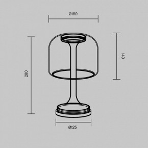 Настольная лампа декоративная Maytoni Spirito MOD286TL-L8G3K в Кудымкаре - kudymkar.ok-mebel.com | фото 4