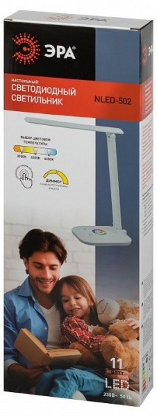 Настольная лампа офисная Эра  NLED-502-11W-W в Кудымкаре - kudymkar.ok-mebel.com | фото 6