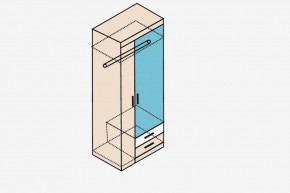 НИКА Н10з Шкаф для одежды в Кудымкаре - kudymkar.ok-mebel.com | фото 4