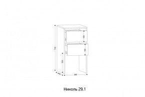 НИКОЛЬ 25 Шкаф 5-ти створчатый в Кудымкаре - kudymkar.ok-mebel.com | фото 7
