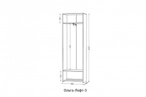 ОЛЬГА-ЛОФТ 3 Шкаф 2-х створчатый в Кудымкаре - kudymkar.ok-mebel.com | фото 3