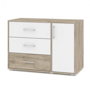 ОЛИВИЯ О63 Комод (дуб серый/белый) в Кудымкаре - kudymkar.ok-mebel.com | фото