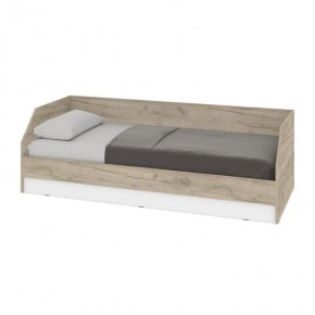 ОЛИВИЯ О81 Кровать (дуб серый/белый) в Кудымкаре - kudymkar.ok-mebel.com | фото