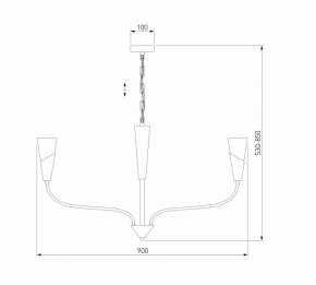 Подвесная люстра Eurosvet Rhyton 60167/8 латунь в Кудымкаре - kudymkar.ok-mebel.com | фото 6