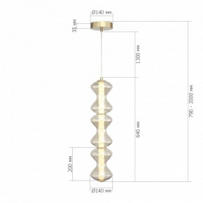 Подвесная люстра ST-Luce SPINE SL6136.213.01 в Кудымкаре - kudymkar.ok-mebel.com | фото 4