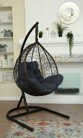 Подвесное кресло Бароло (коричневый/графит) в Кудымкаре - kudymkar.ok-mebel.com | фото